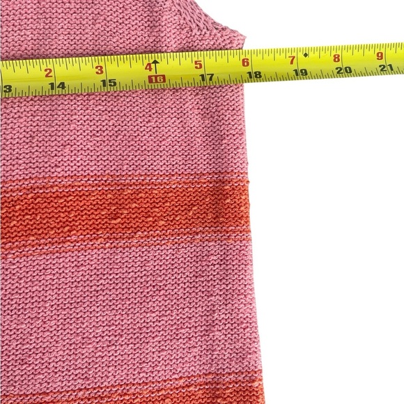 Promesa Arthur Knit Cotton Blend Striped Tank Size Medium - Picture 7 of 7